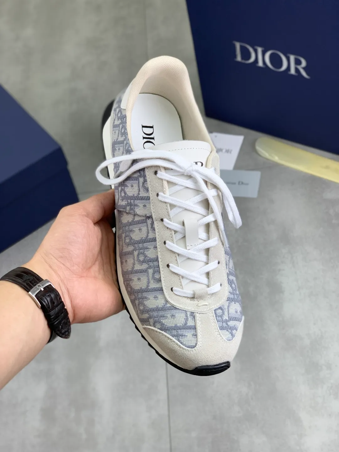 Men's Men's Shoes💰P420💰[New Style]🆘[Dior] 2025 Dior Original Lace-up Low-top Men's Shoes Classic casual shoes 🔥This model is the official flagship model with high quality and made by famous original designers. It is made of high-quality cowhide with original materials➕comfortable and breathable mesh lining➕pigskin insole. The perfect last shape and generous and fashionable design have attracted many consumers and are suitable for drivers to drive🚗. What you want is the best quality in the market. Color: 8️⃣Color Code number: 38--44 (45 46 customized)